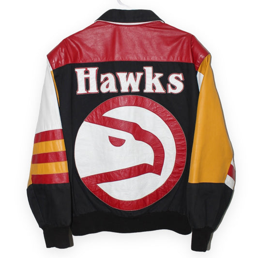 Maker of Jacket NBA Teams Jackets Atlanta Hawks Vintage Jeff Hamilton Baseball