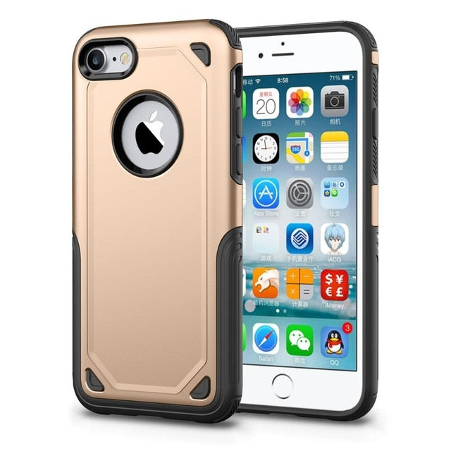 Military Shockproof Armor Phone Case for iPhone - Inter-Warehouse