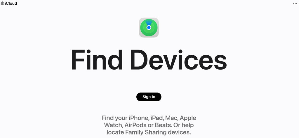 Apple icloud find my device