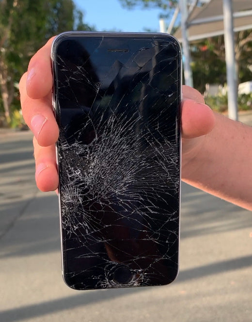 smashed iPhone Screen