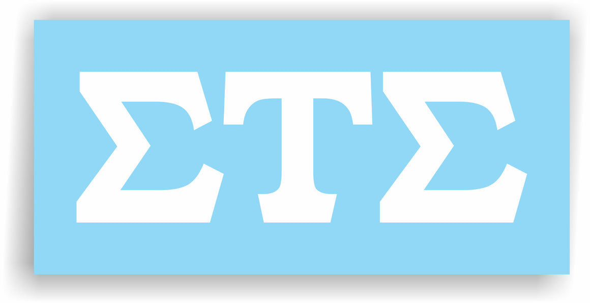 alpha sigma tau car decal