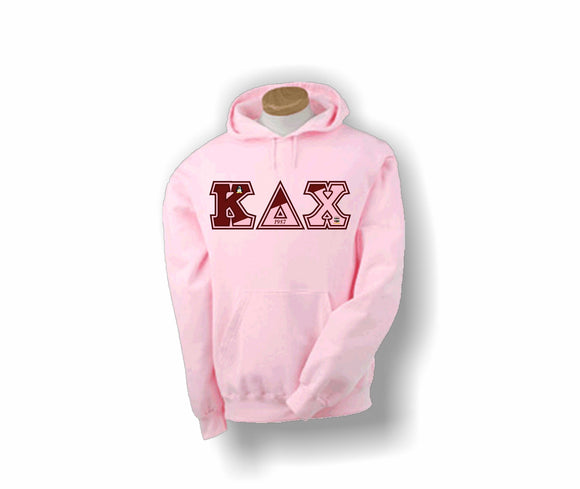 Kappa Delta Chi - Chi Flag Letters - Hoodie – Greek and Hobbies