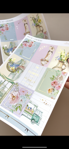 Welcome Spring Foiled Sticker Kit