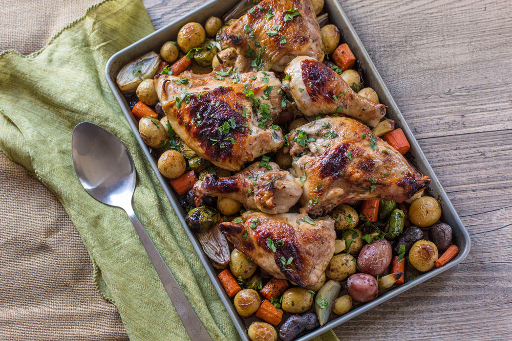 Sheet Pan Roasted Chicken & Vegetables – Seven Barrels