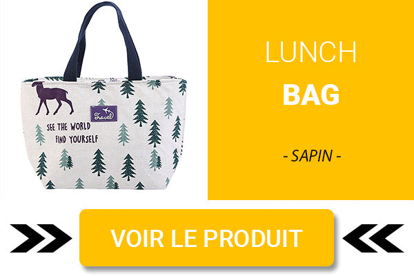 Lunch bag isotherme sapin