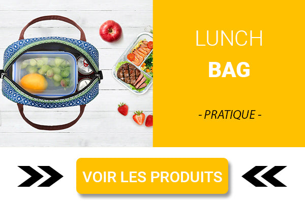 Sac repas isotherme dejeuner lunch box adulte homme femme enfant petite  glaciere souple petit lunch bag bento chaud froid refrigerant bureau pique  nique avec porte bouteille 