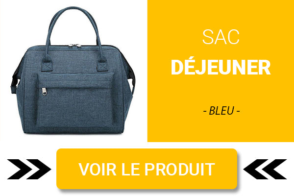 Sac déjeuner bleu