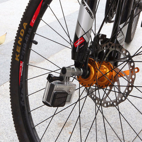 Support de vélo pour GoPro fixation moyeu