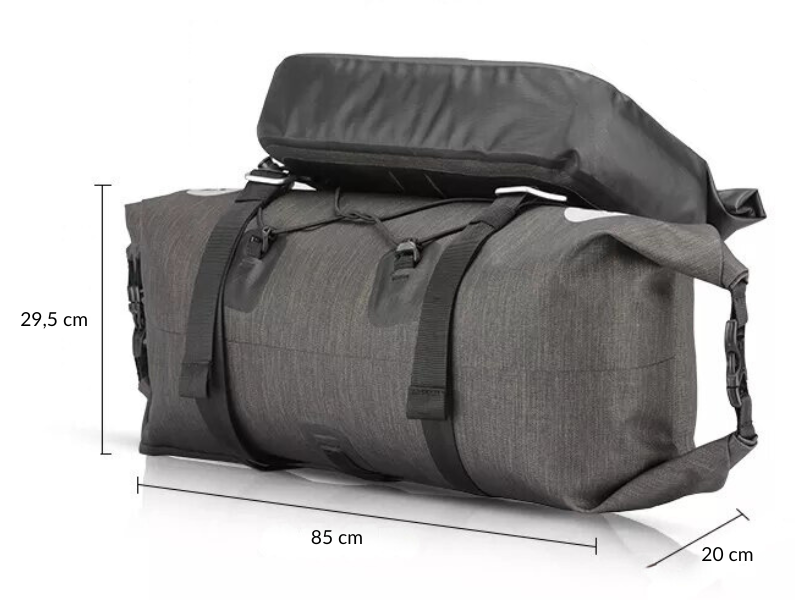 Sacoche de guidon waterproof - 15L - Dimensions