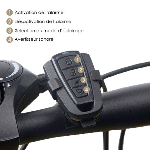 Alarme Sonore Antivole de Vibration pour vélo