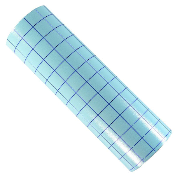 HTVRONT 12x12ft Clear Vinyl Application Tape Blue Alignment Grid Transfer  Paper