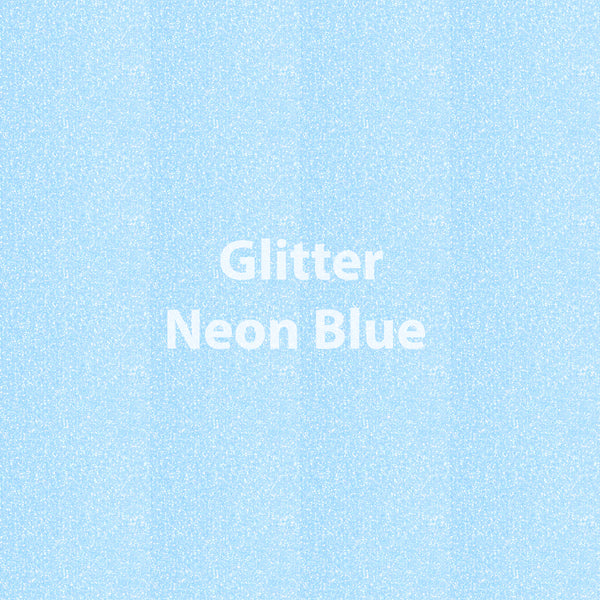 Neon Blue Glitter