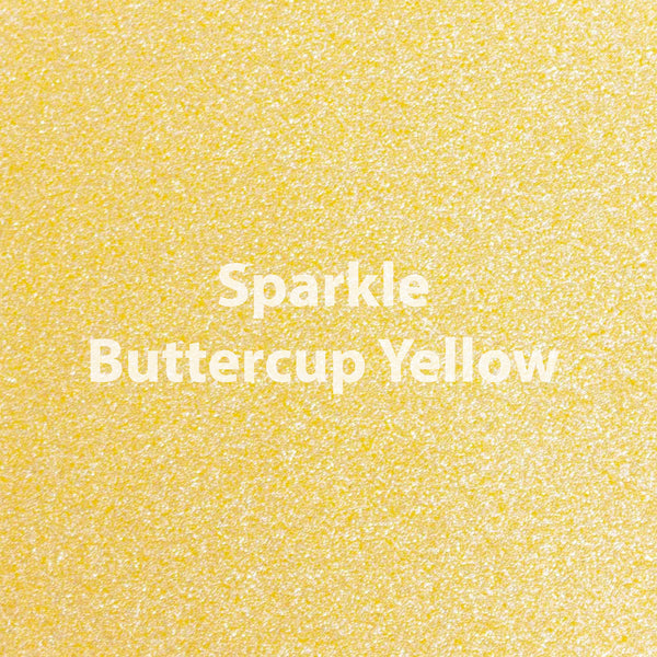 Buttercup Yellow 12 Sparkle Siser HTV / Heat Transfer Vinyl / Tshirt