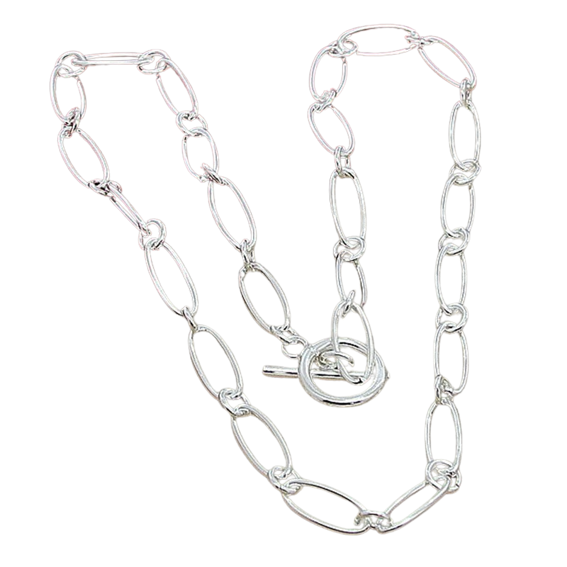 Silver Buckle Necklace
