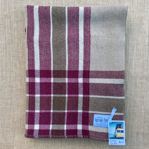 Fresh Retro Love New Zealand Wool Blankets Made in NZ