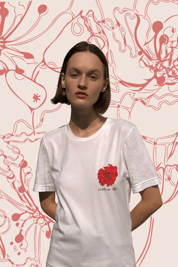 POPPIES logo t-shirt