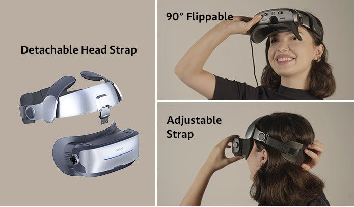 GOOVIS G3 MAX | 3D Head Mounted Cinematic Display | 5K OLED HMD | 2560*1440 High Resolution 40