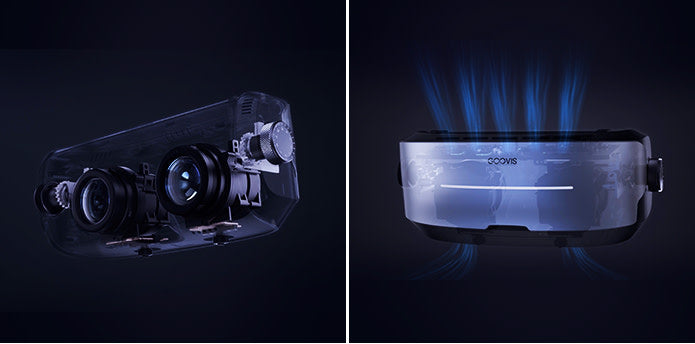 GOOVIS G3 MAX | 3D Head Mounted Cinematic Display | 5K OLED HMD | 2560*1440 High Resolution 208
