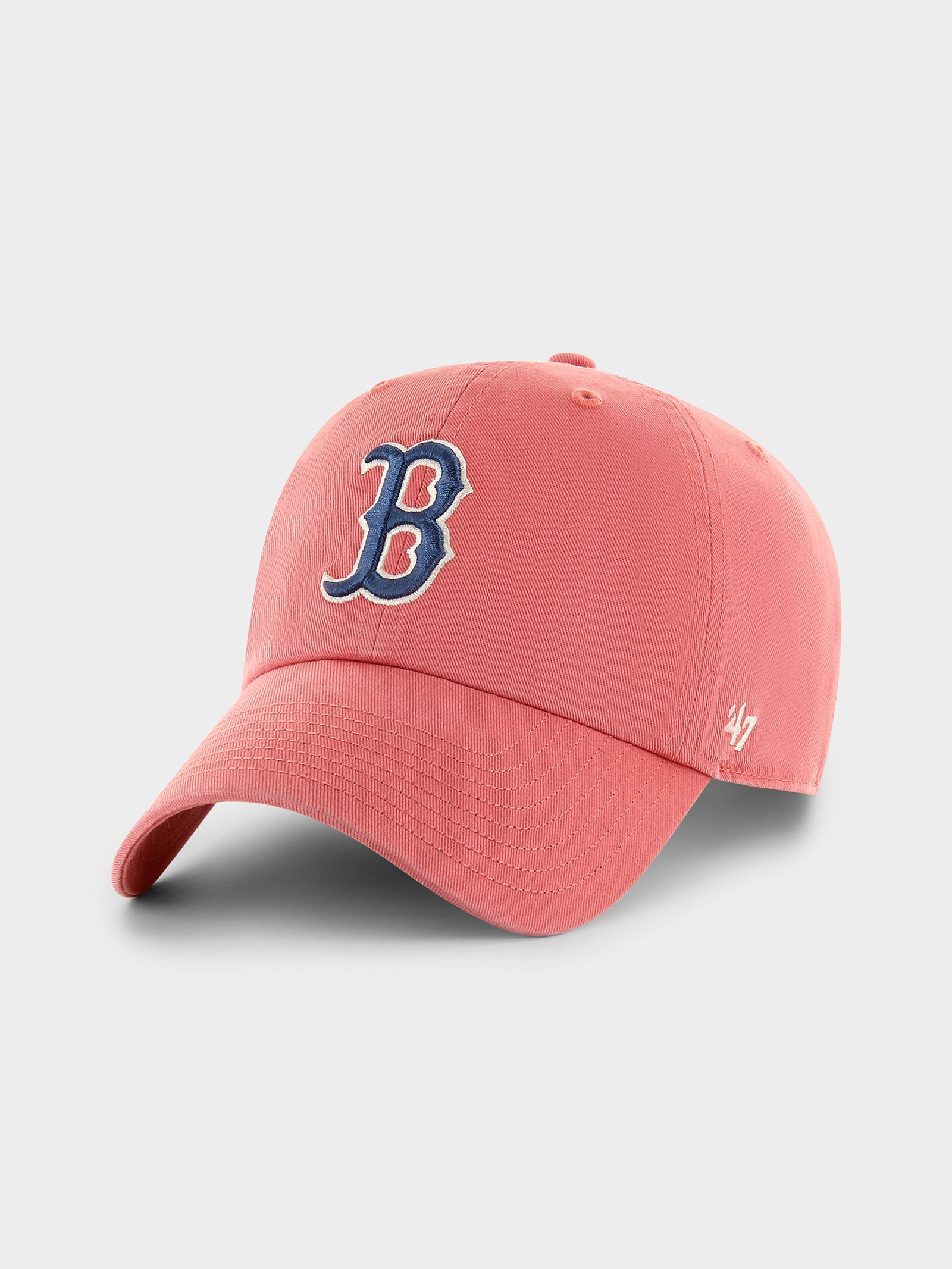 Base Runner Boston Red Sox Baseball Cap in Island Red