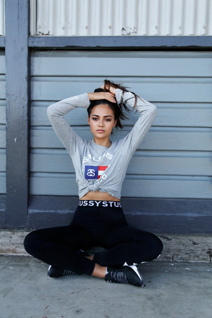 Team 1980 Long Sleeve Crop Top 