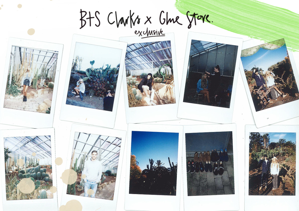 Gluestore x Clarks Campaign BTS