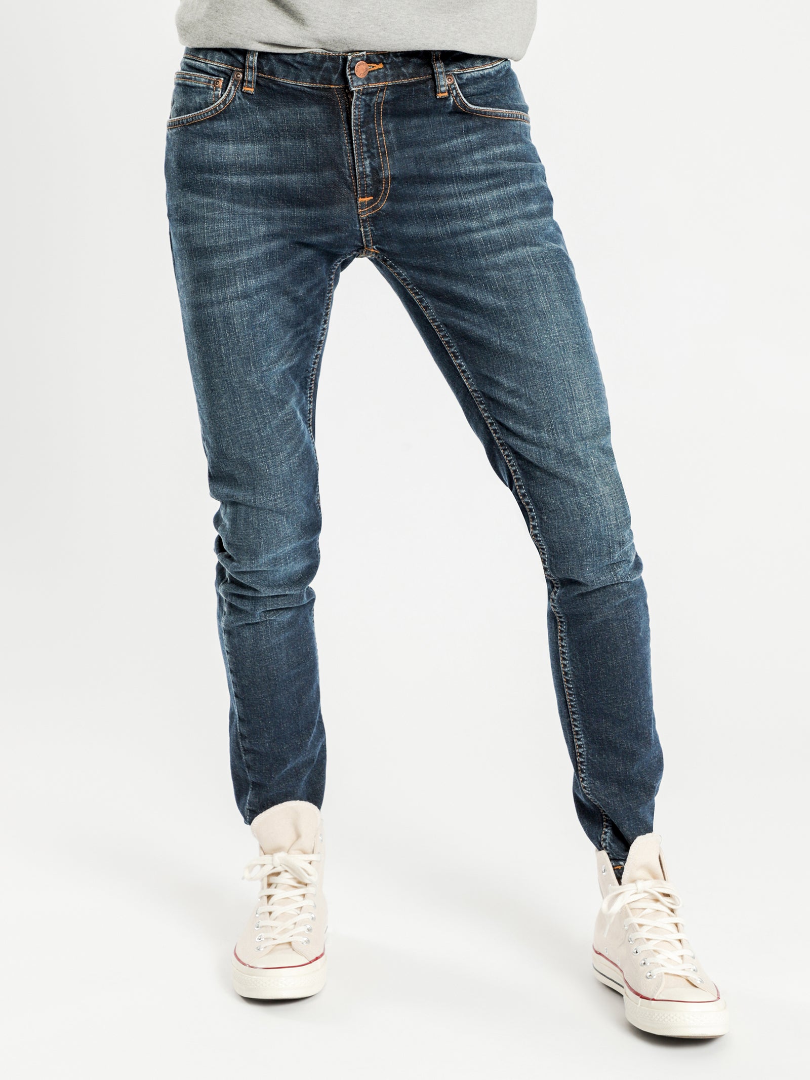 Skinny Lin Jeans in West Coast Worn Denim - Glue Store
