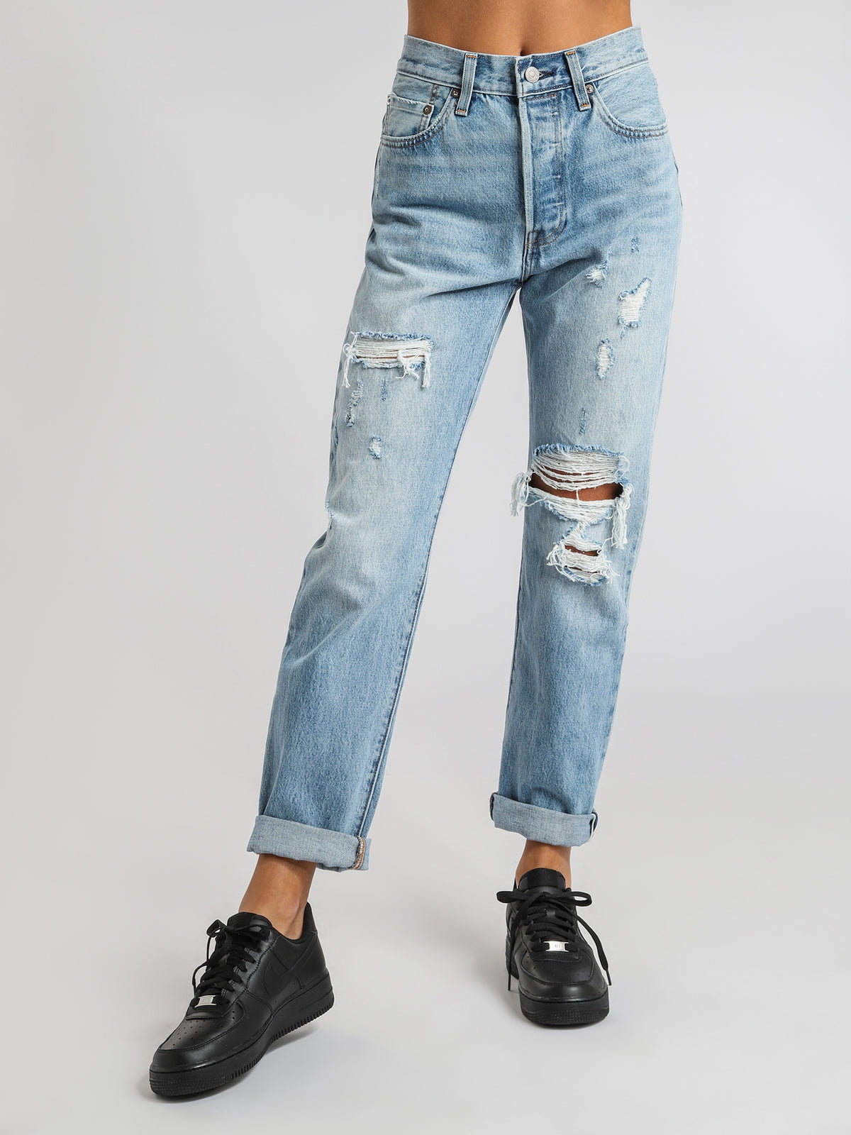 501 Straight Jeans For Womens in Lose 