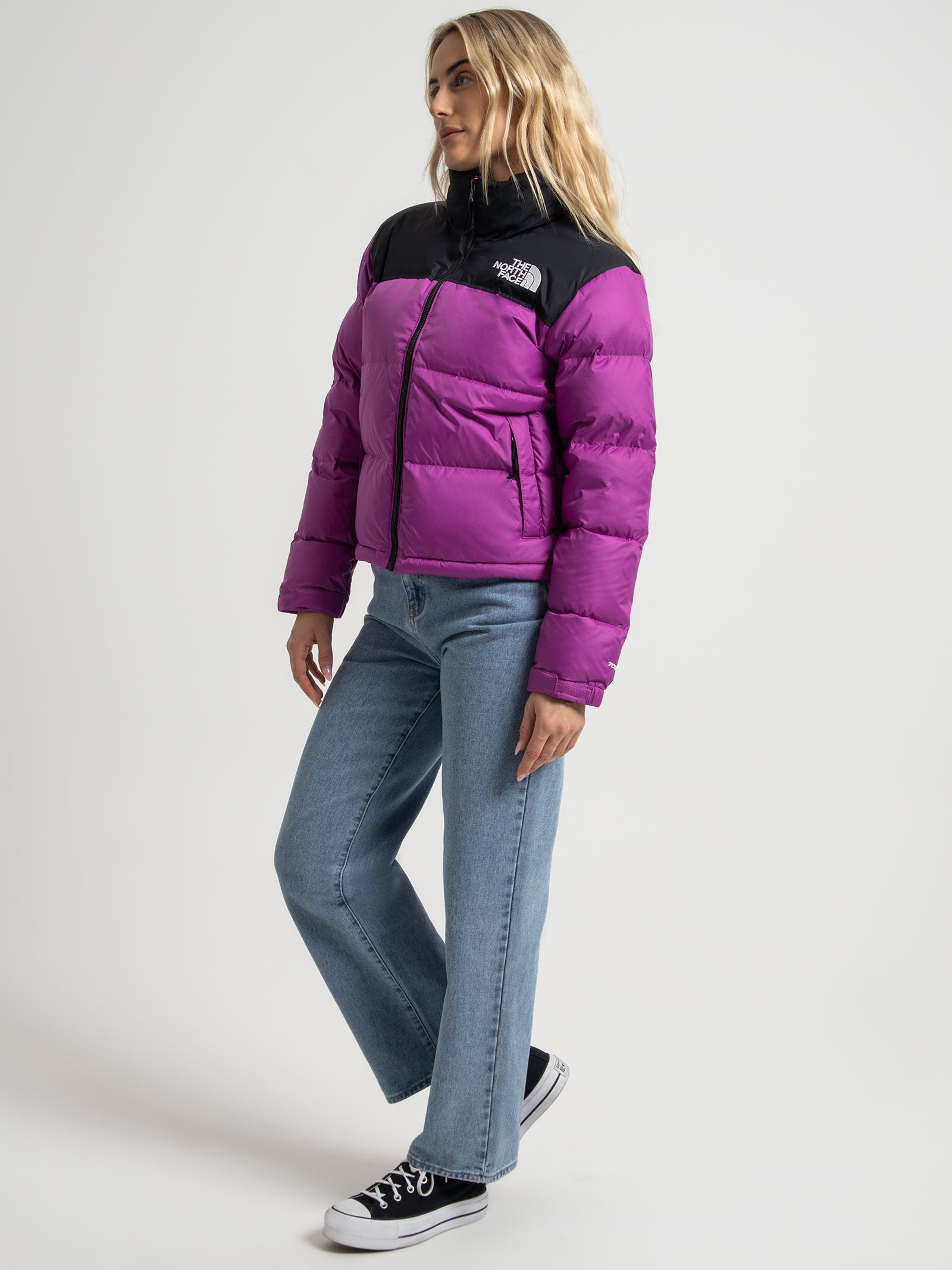 96 Retro Nuptse Puffer Jacket in Purple