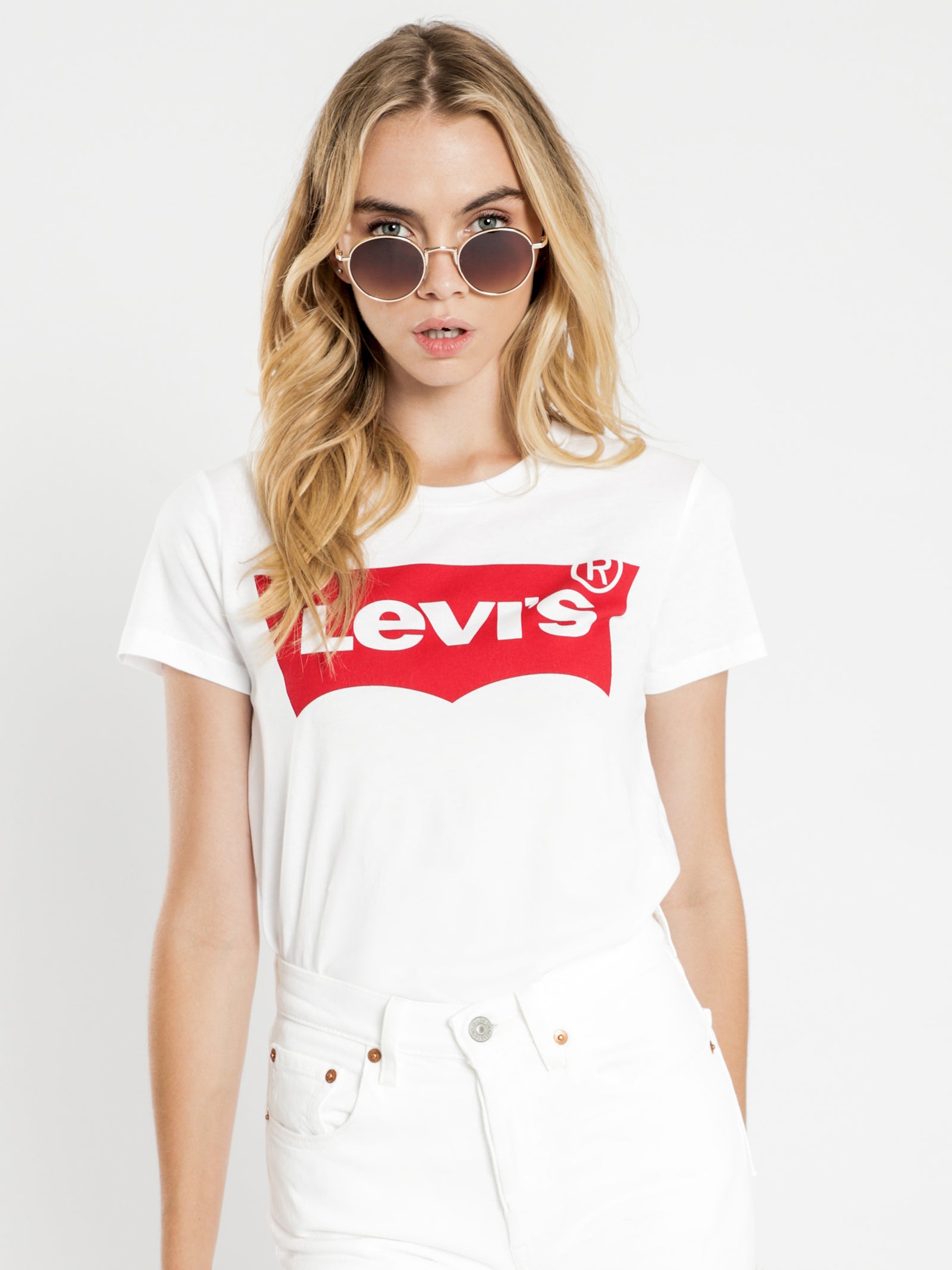 white levis top