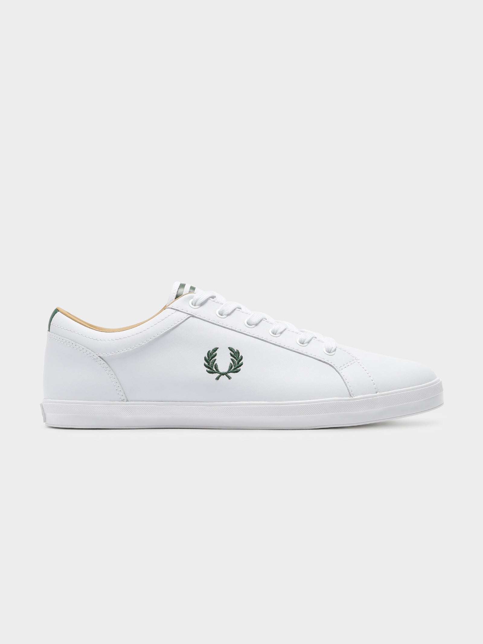 Baseline Leather Sneakers in White