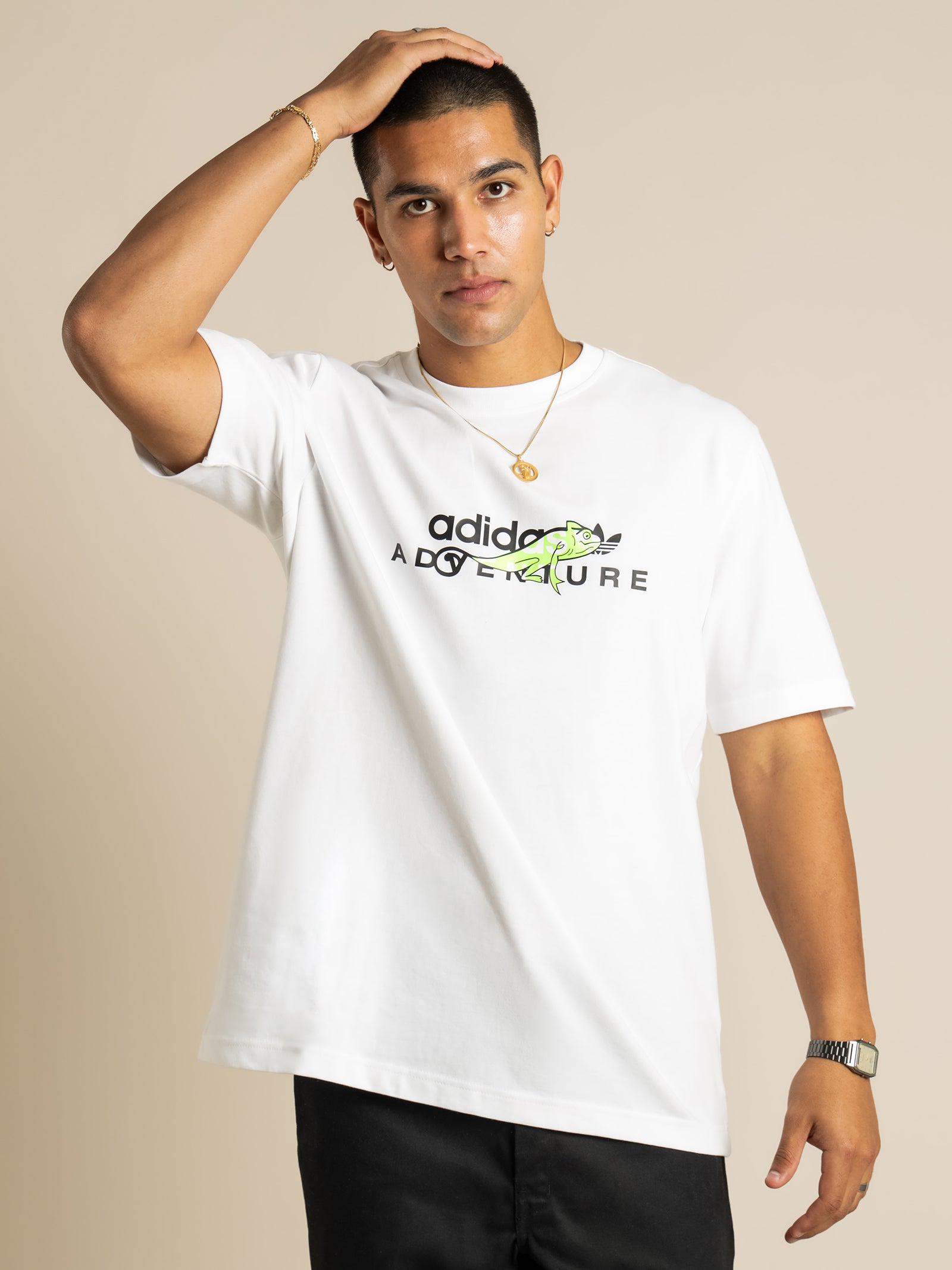 Adventure Logo T-Shirt in White