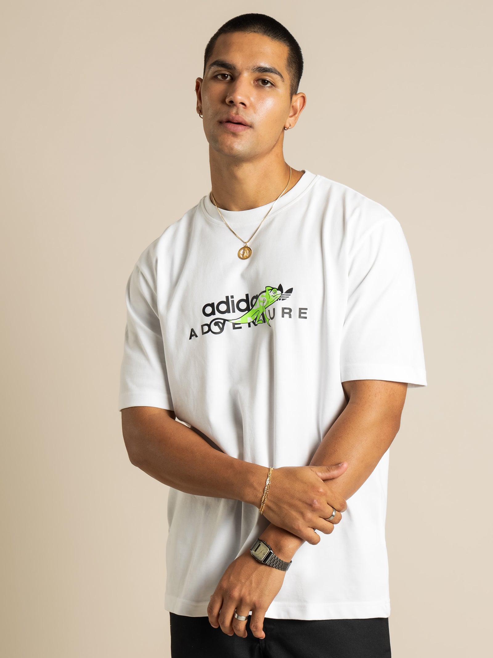 Adventure Logo T-Shirt in White