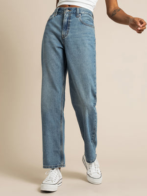 Loose Straight Leg Jeans in Whatever Denim - Glue Store