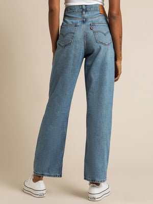 Loose Straight Leg Jeans in Whatever Denim - Glue Store