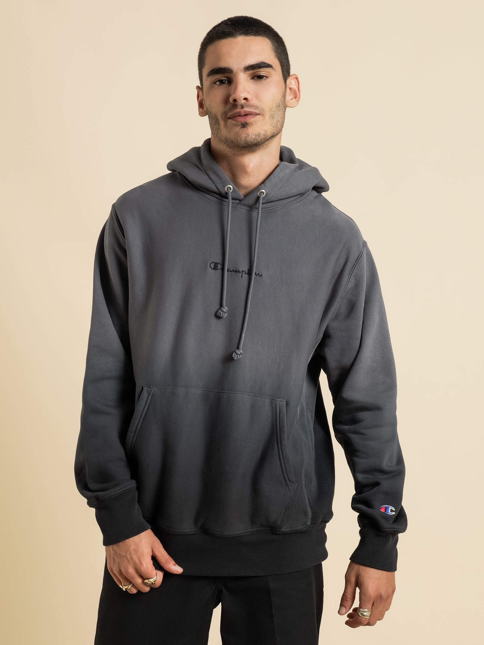 champion reverse weave ombre hoodie