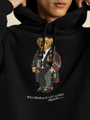 polo bear sweatshirt black