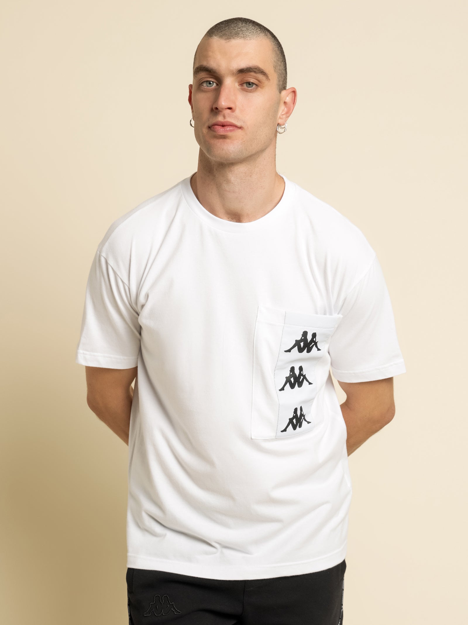 222 Banda 10 Ewan T-Shirt in White