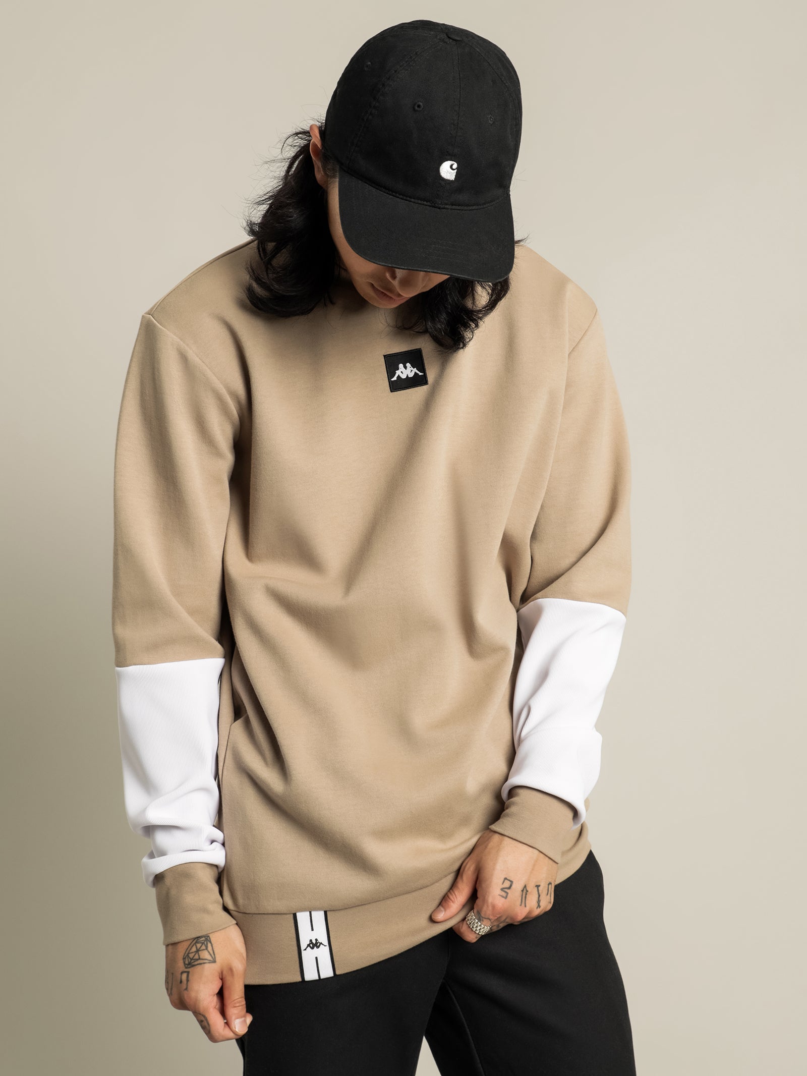 Authentic JPN Crew Sweat in Sand