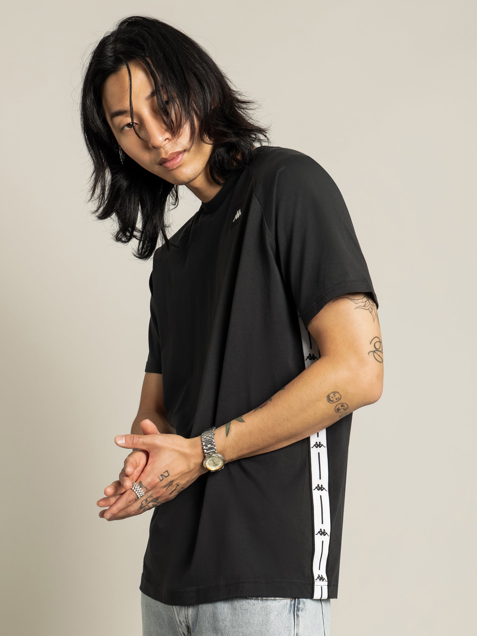 Authentic JPN Crew T-Shirt in Black