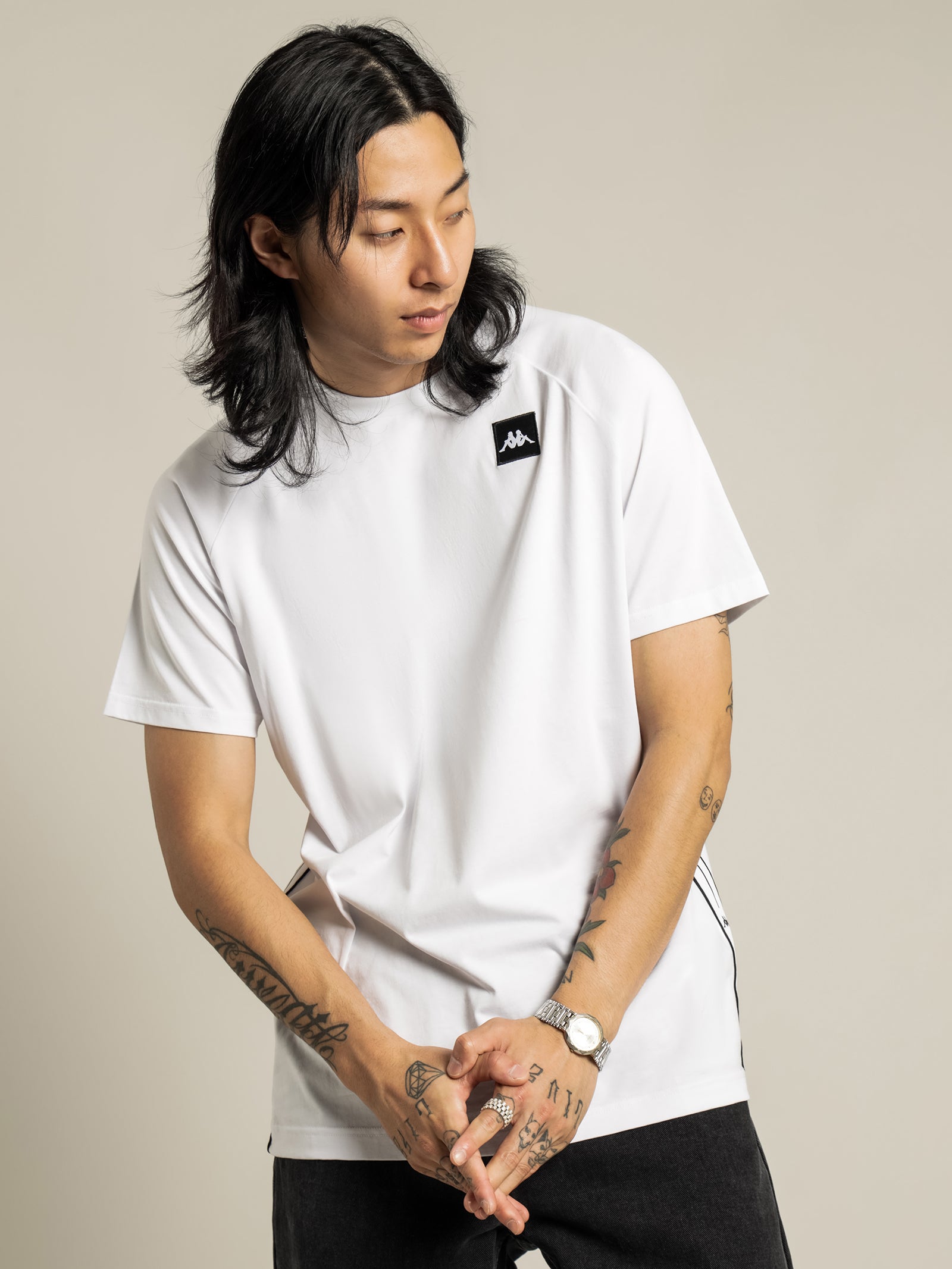 Authentic JPN Crew T-Shirt in White