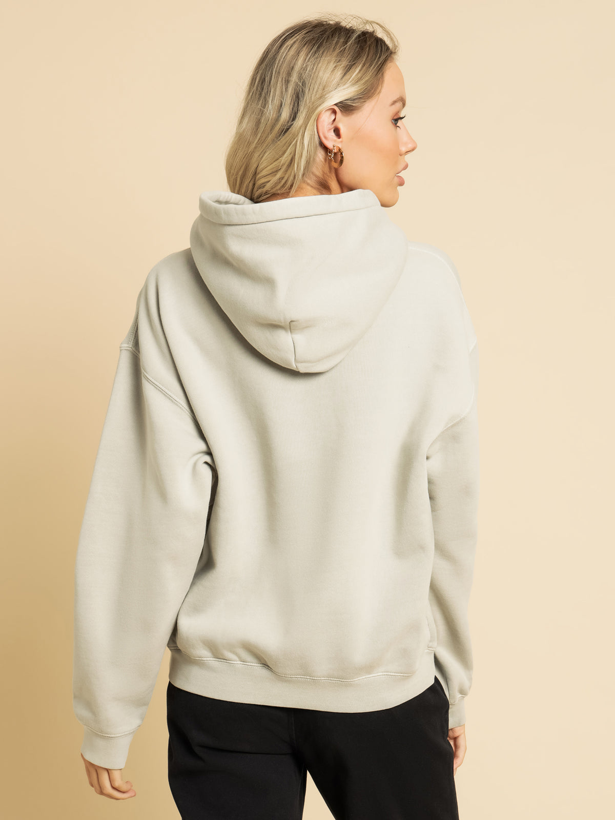 Coast Fleece Hoodie in White Sand - Glue Store