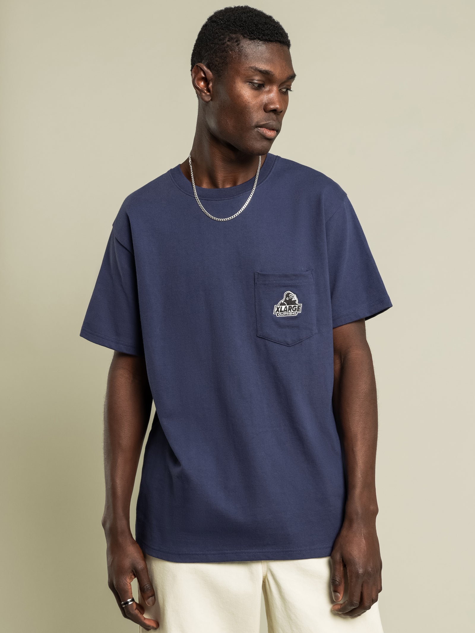 91 Pocket T-Shirt in Navy