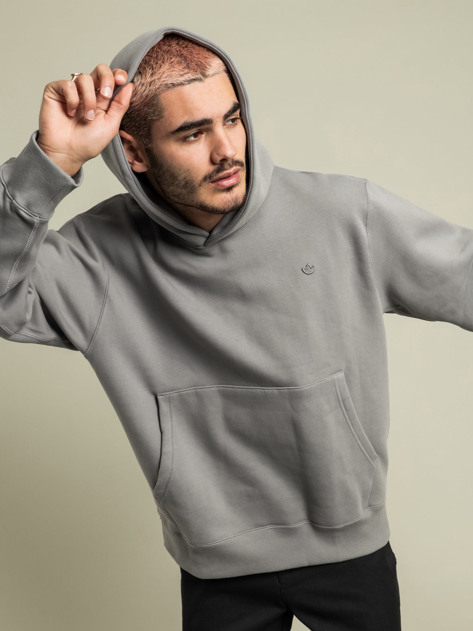 Adicolour Trefoil Hoodie in Grey