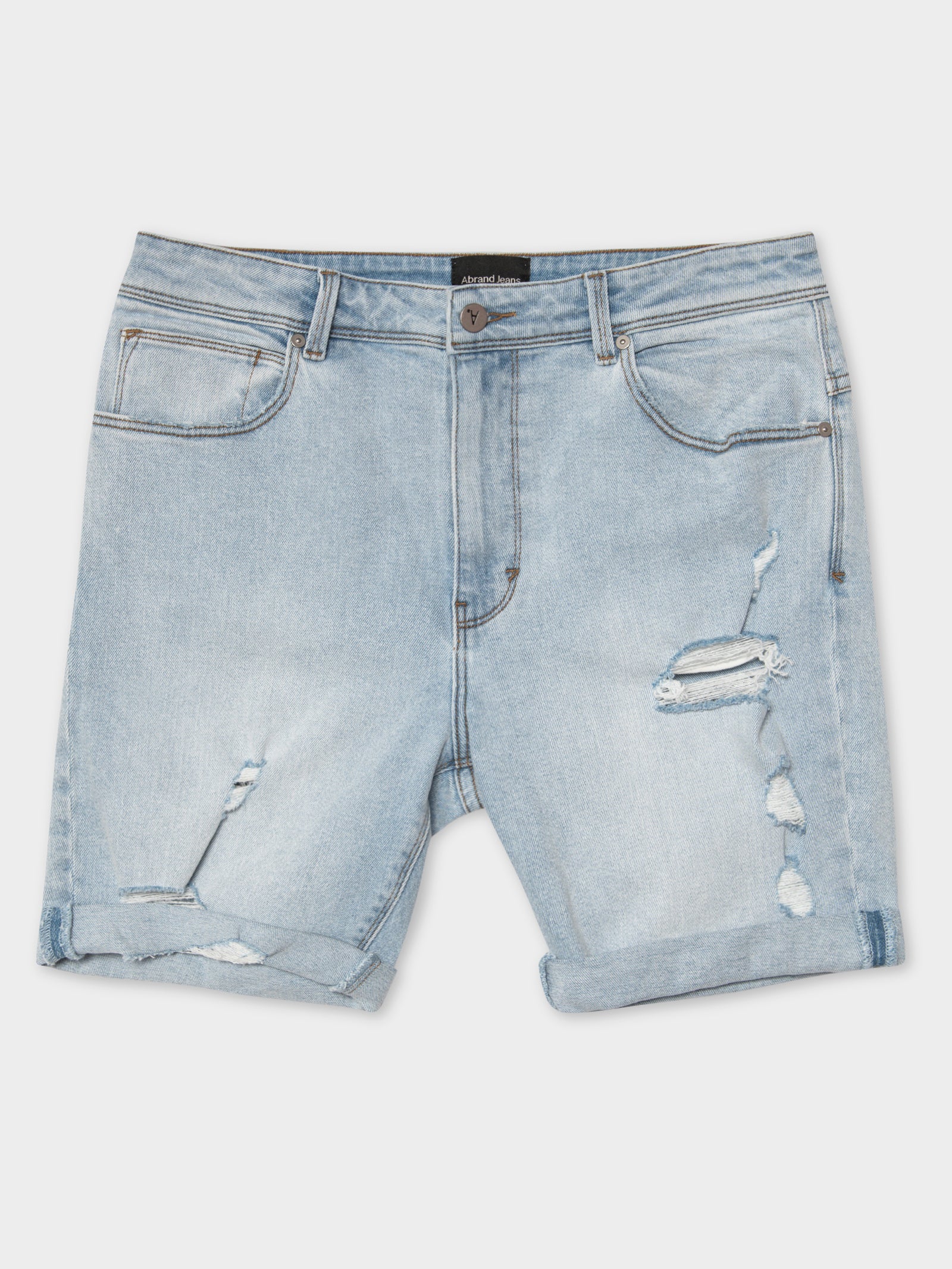 A Dropped Skinny Shorts in Pyroshred