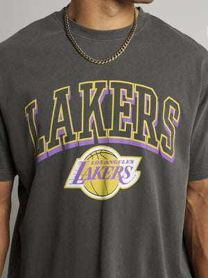 black and gold lakers shirt