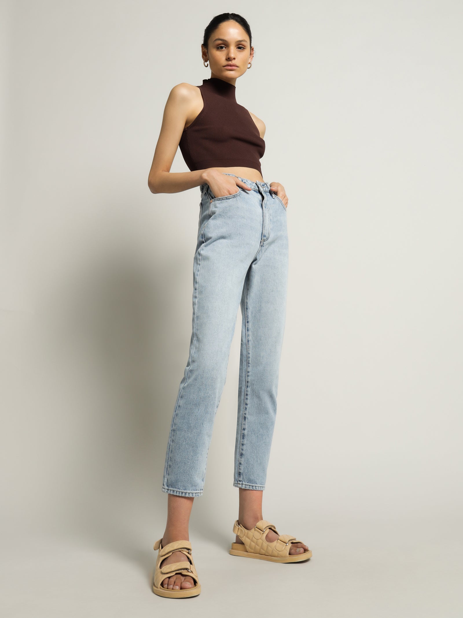 94 High Rise Slim Leg  Jeans in Billie Blue