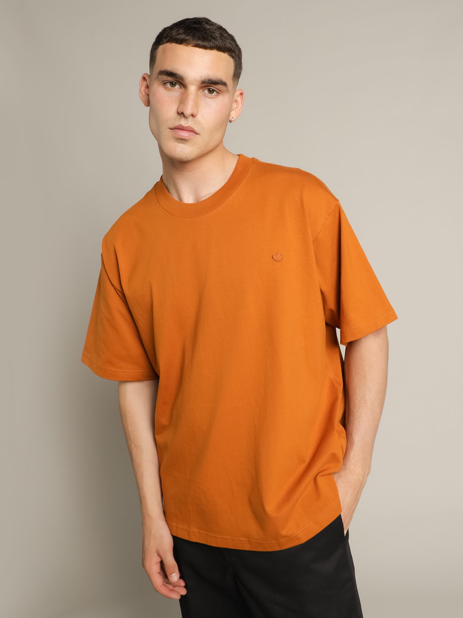 Adicolor Trefoil T-Shirt in Craft Ochre