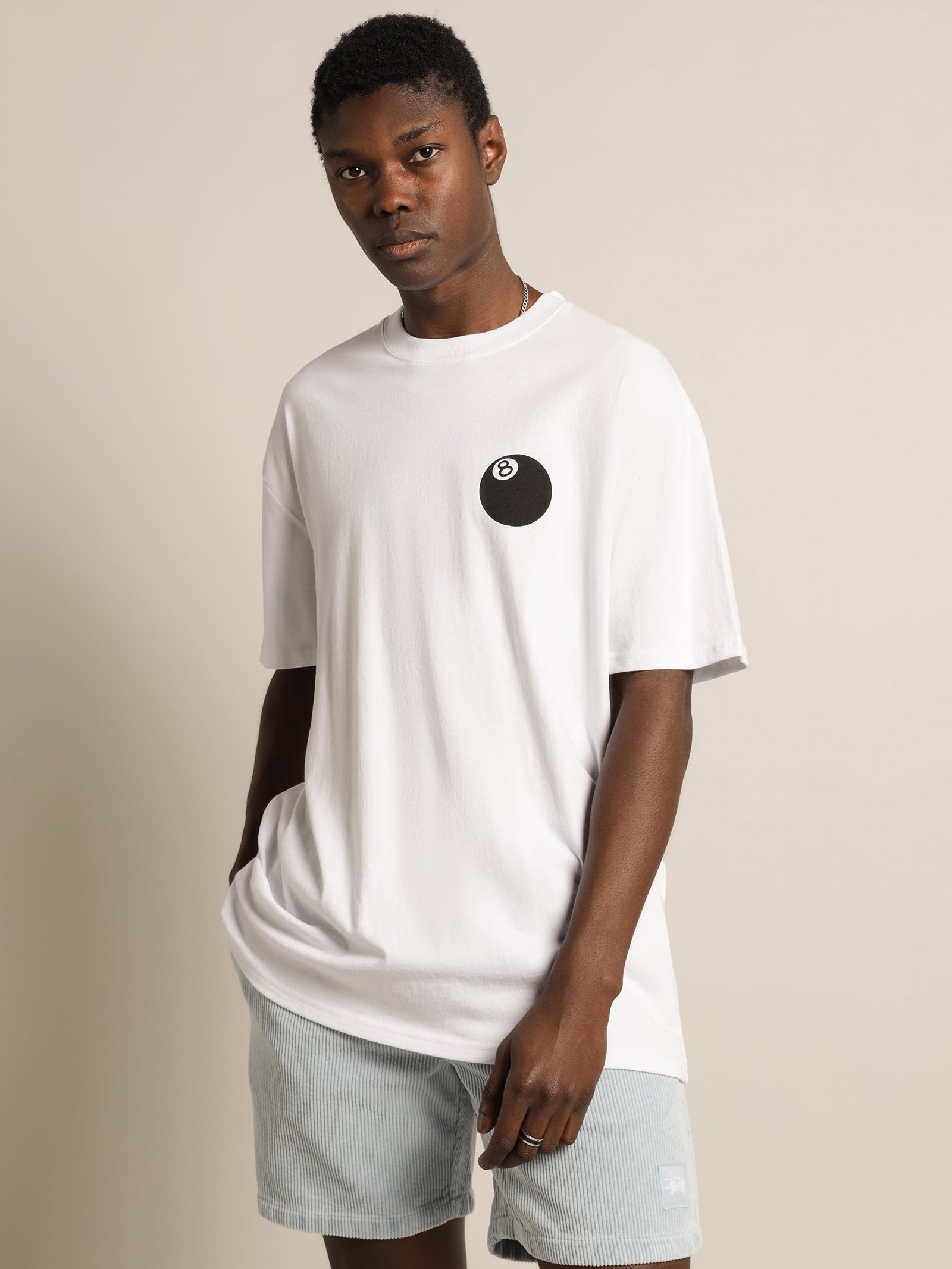 8 Ball T-Shirt in White