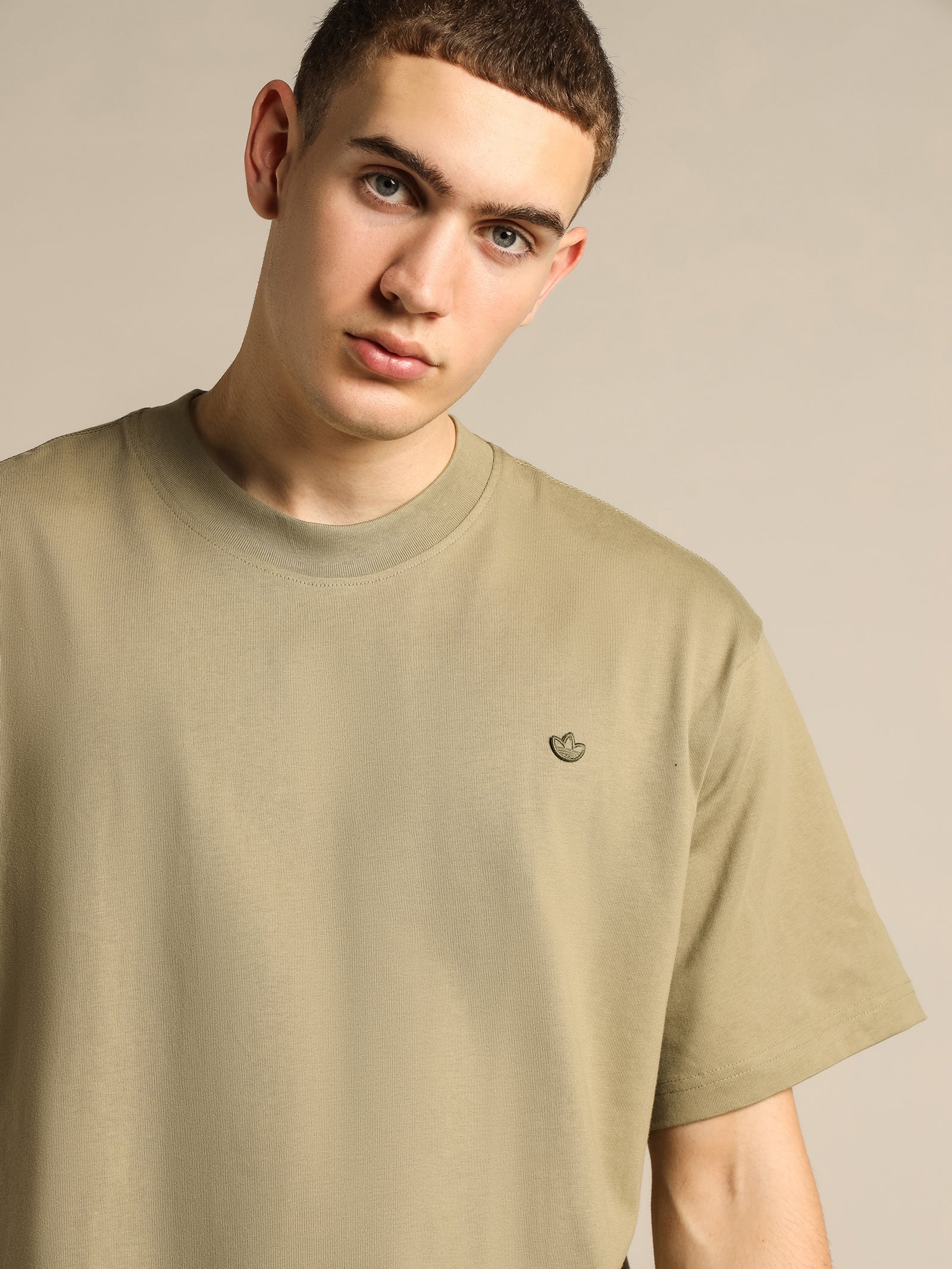 Adicolor Trefoil T-Shirt in Olive Green