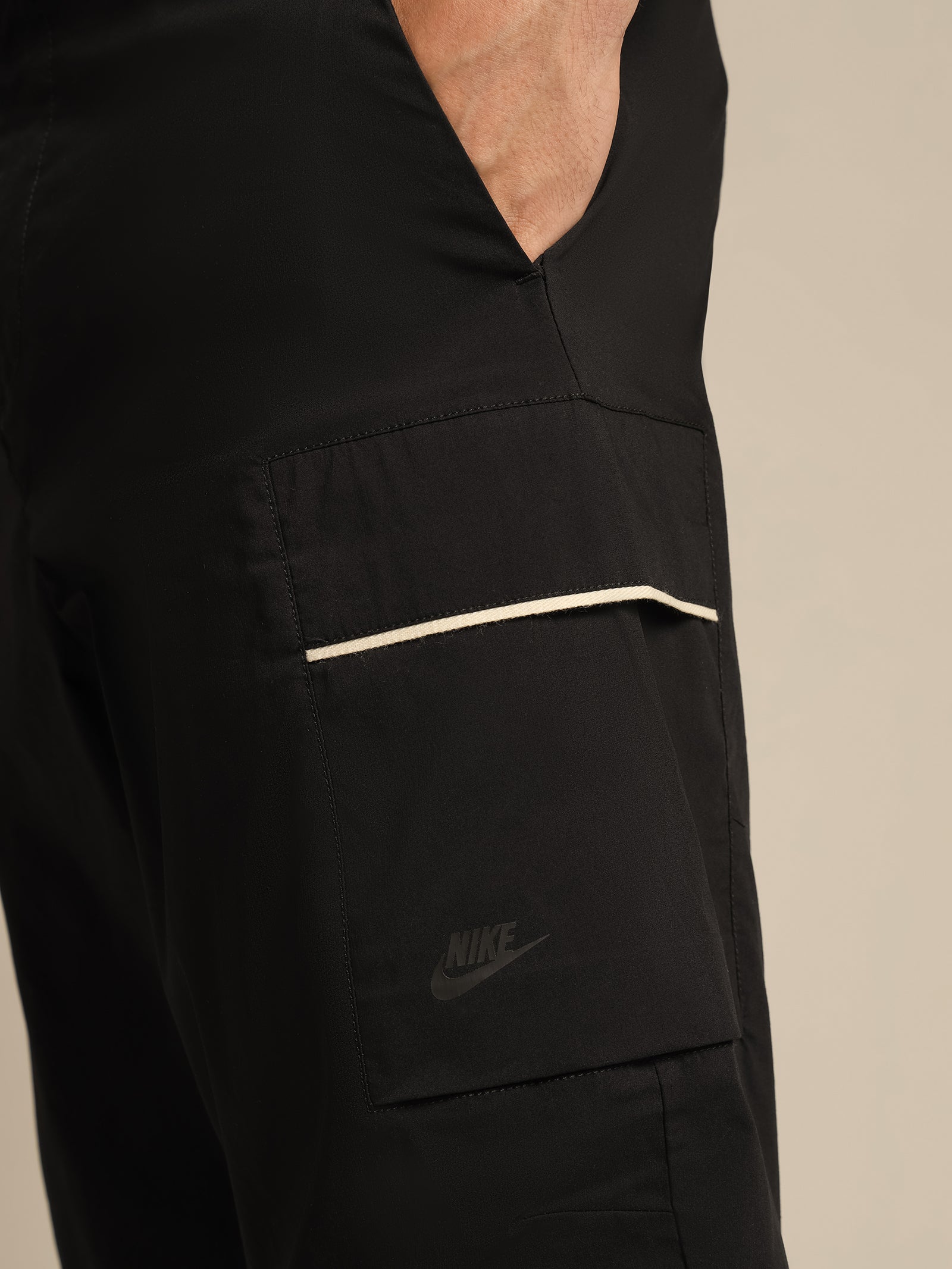 Sportswear Style Essentials Woven Unlined Utility Pants in Black - Glue ...